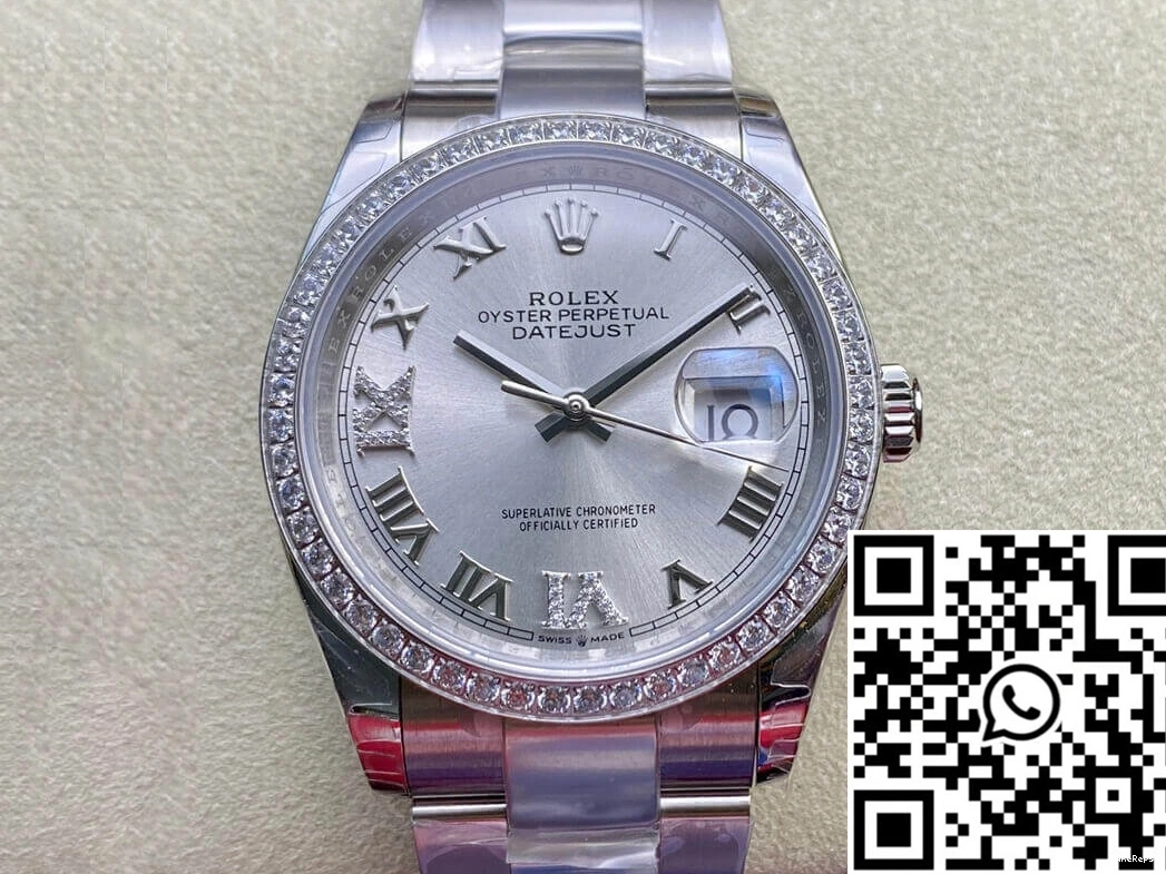 Datejust Rolex Bezel Factory EW M126284RBR-0022 Diamond-set 0912